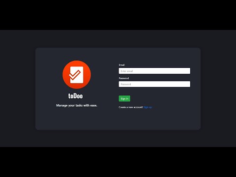 toDoo - A web application developed using Flask and MongoDB