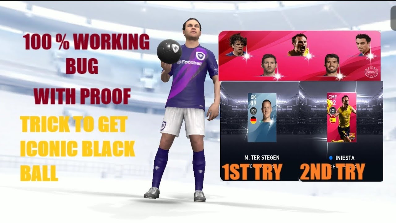 How to get black ball from - Iconic moment - BARCELONA| pes 2020 mobile |