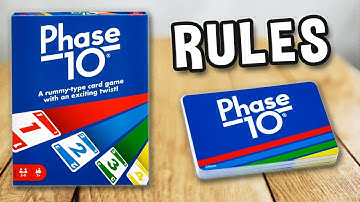 how to play PHASE 10 card game (official gameplay and rules) | SPIELREGELN TV
