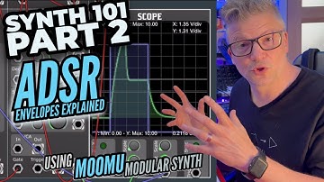 Free synth course (2 of 5) ADSR, AD & AR in MOOMU #modular #plugin