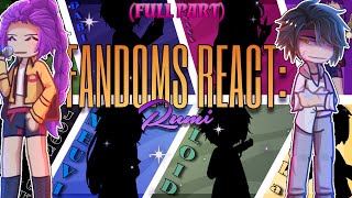 FANDOMS React to RUMI | 1/8 | ORV, KDH, KNY, GI, TWPFLOB, MHA, SXF, ALNST