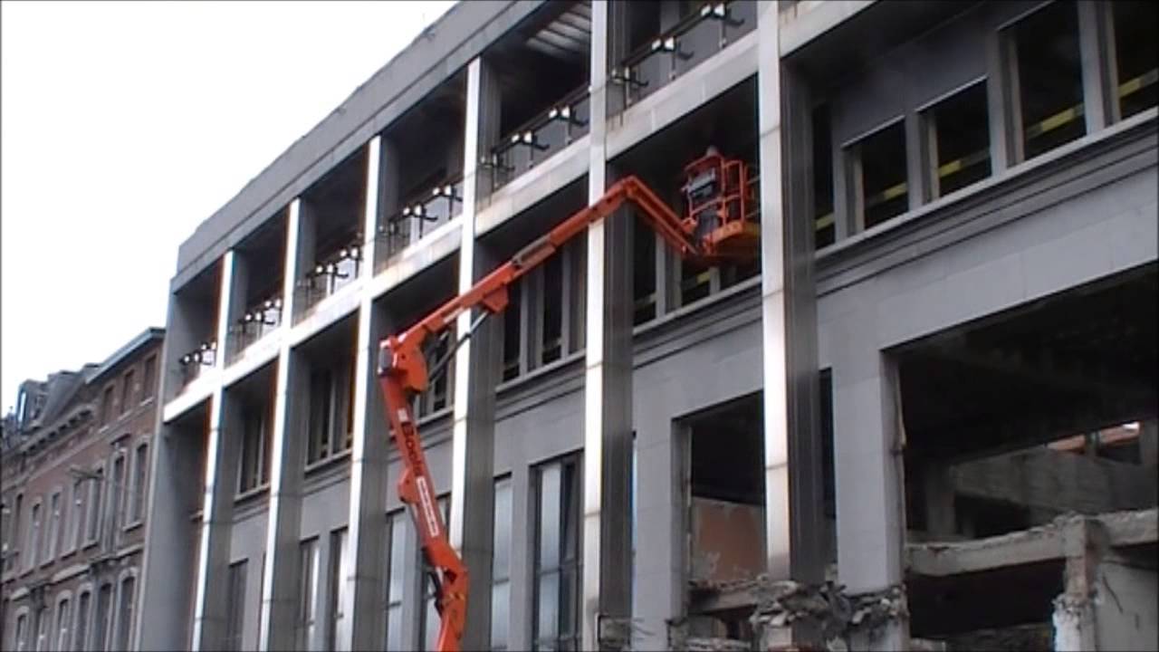 Charleroi : les travaux de la Porte des Arts - projet Phenix 5