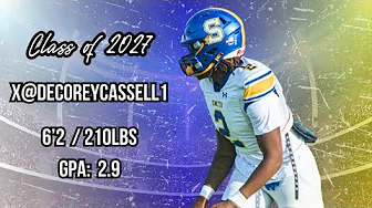 De’Corey “KD” Cassell 2024-25 Season Highlights