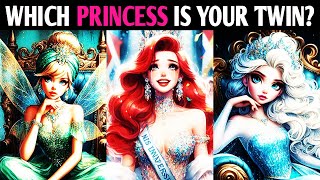 WHICH DISNEY PRINCESS IS YOUR TRUE TWIN? QUIZ Personality Test - Pick One Magic Quiz