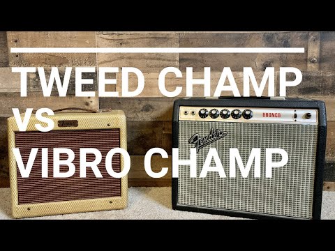 3 Minute Demo: Tweed Champ vs. Silverface Vibro Champ