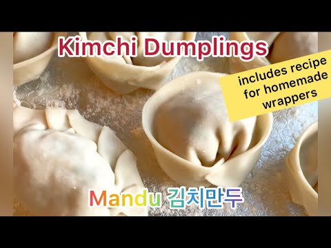 How to Make Korean Kimchi Dumplings (mandu)