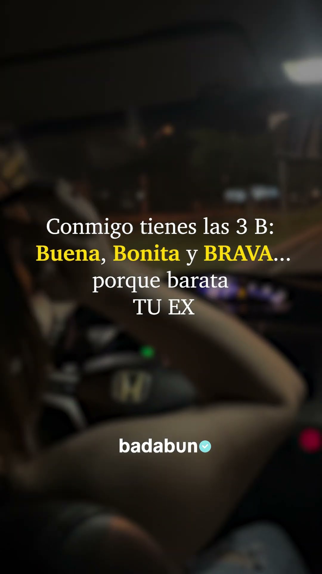 Conmigo tienes las 3 B