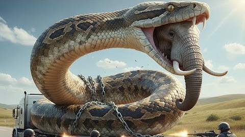 HEROIC Rescue Team Fights Giant Python to SAVE Innocent Elephant | Deadly Attack!