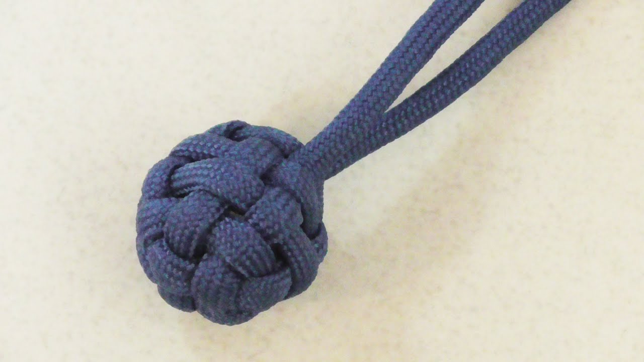Match Berygtet terrorisme How To Make A Paracord Globe Knot - YouTube