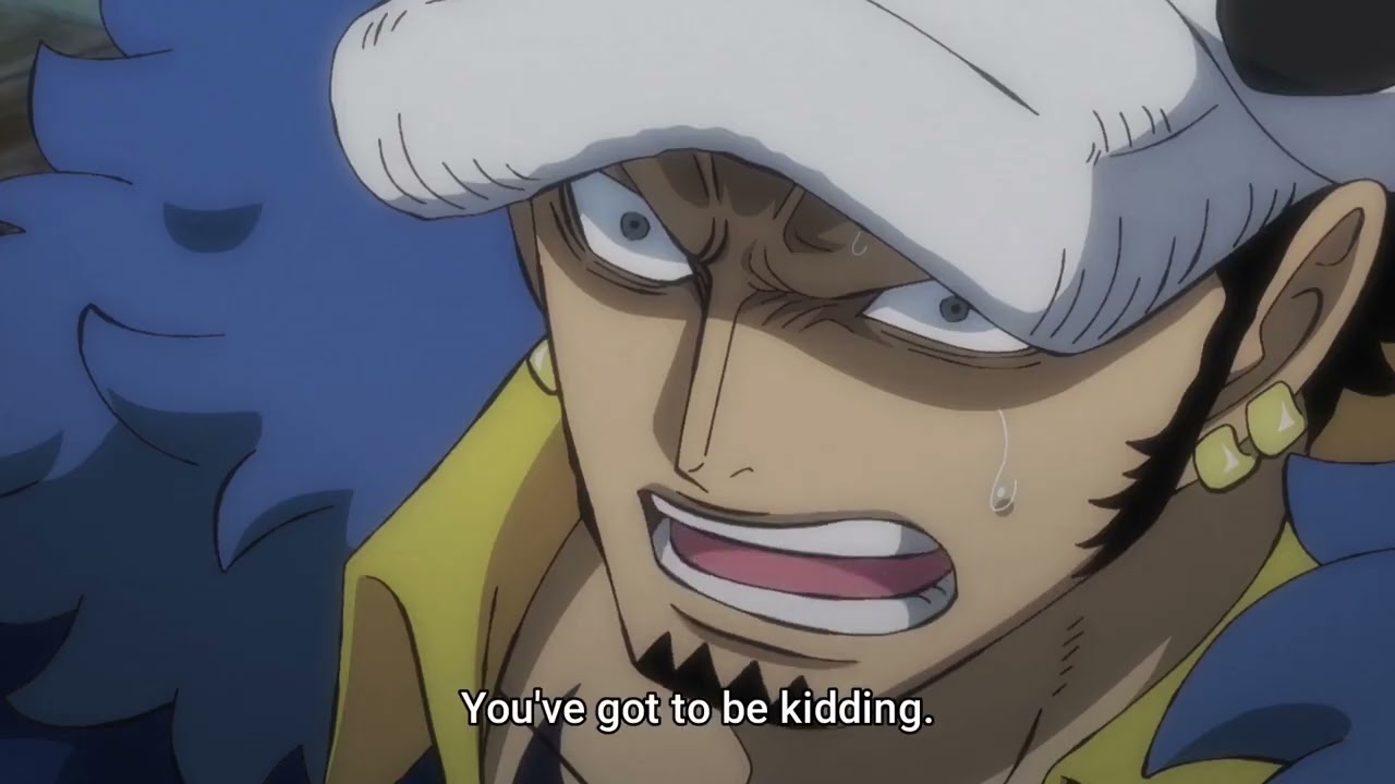 Law and kid reaction, Jinbei Join The Strawhats!! One Piece 980 #luffy