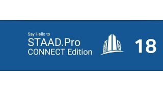 STAAD PRO CE | 2D Frame Modeling