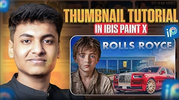 How To Make Thumbnail Like Shivanshu Agrawal in IBIS Paint X | Part 4 | Thumbnail Practice in IBIS
