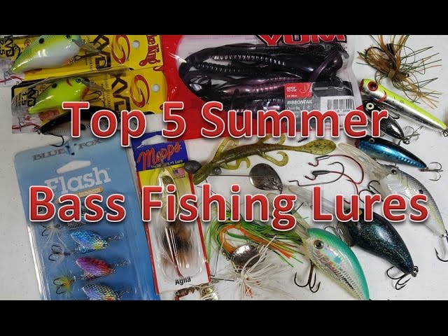 Top 5 Summer Bass Fishing Lures and Baits - Summertime Tips and Techniques  - How to 