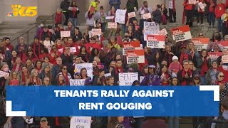 Hundreds of tenants to rally at the state Capitol to oppose rent gouging