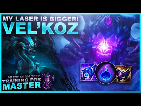 MY LASER IS BIGGER THAN YOURS! VEL'KOZ Vs LUX! - Training for Master | League of Legends