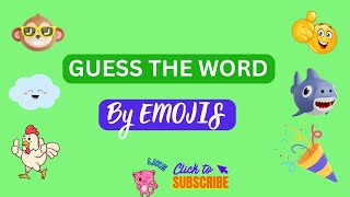 Funny Emoji Game - Guess The Word By Emojis