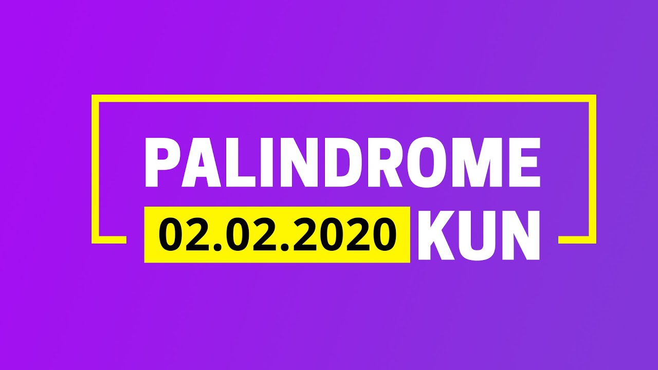 Palindrome Kun haqida va uning algoritmini ishlash