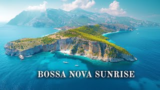 Bossa Nova Sunrise: Morning Jazz Music on Beach - Ocean Waves Sound