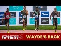 Wayde van niekerk edges akani simbine over 200m in roodepoort south africa