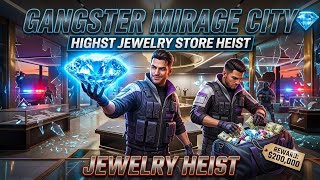 STEALING THE $200,000 DIAMOND! 💎 Jewelry Store Heist | Gangster Mirage City Co-Op Gameplay
