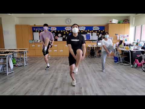 裕德國際學校109學年度第二學期線上教學之居家健身之Tabata一首歌運動的時間