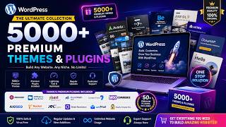 5000+ Wordpress themes and plugins