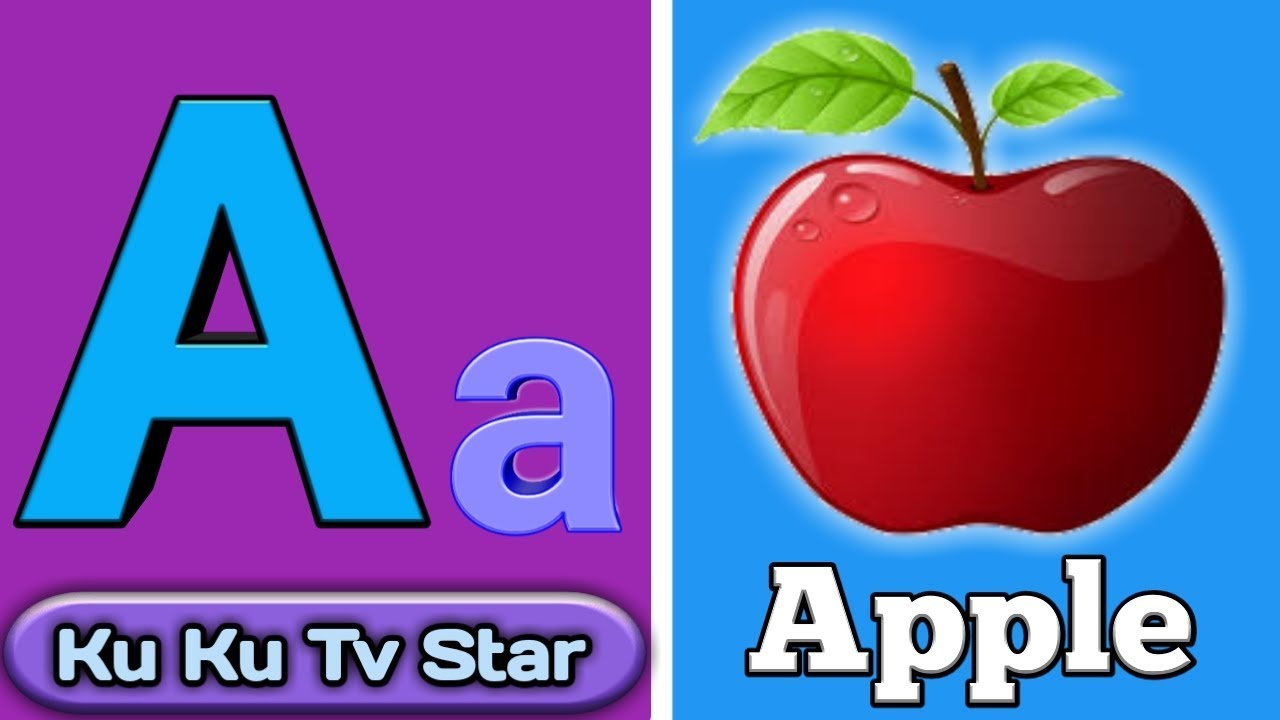 A For Apple B For Ball C For Cat Abc Phonics Song With Image Abcd Alphabet Alphabets In Hindi Youtube