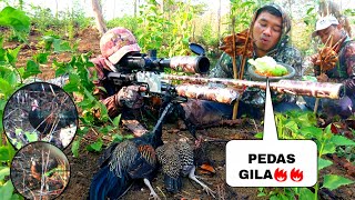 🔴 Berburu ayam hutan ➡️ mubang ➡️panggang ayam hutan ➡️extra PEDASS 🔥🔥🔥🔥 🔥 🔥