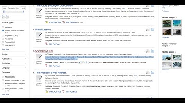 Using EBSCO to help you find primary sources