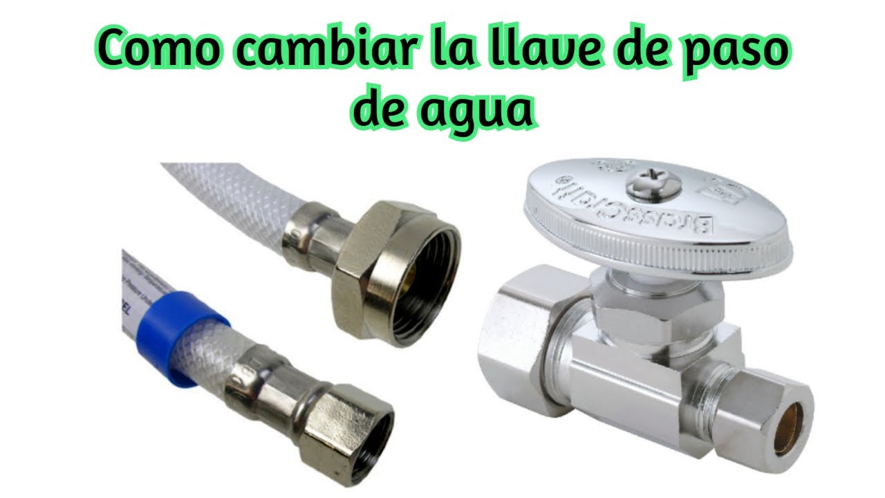 Llaves de Paso de Agua para cuartos de baño