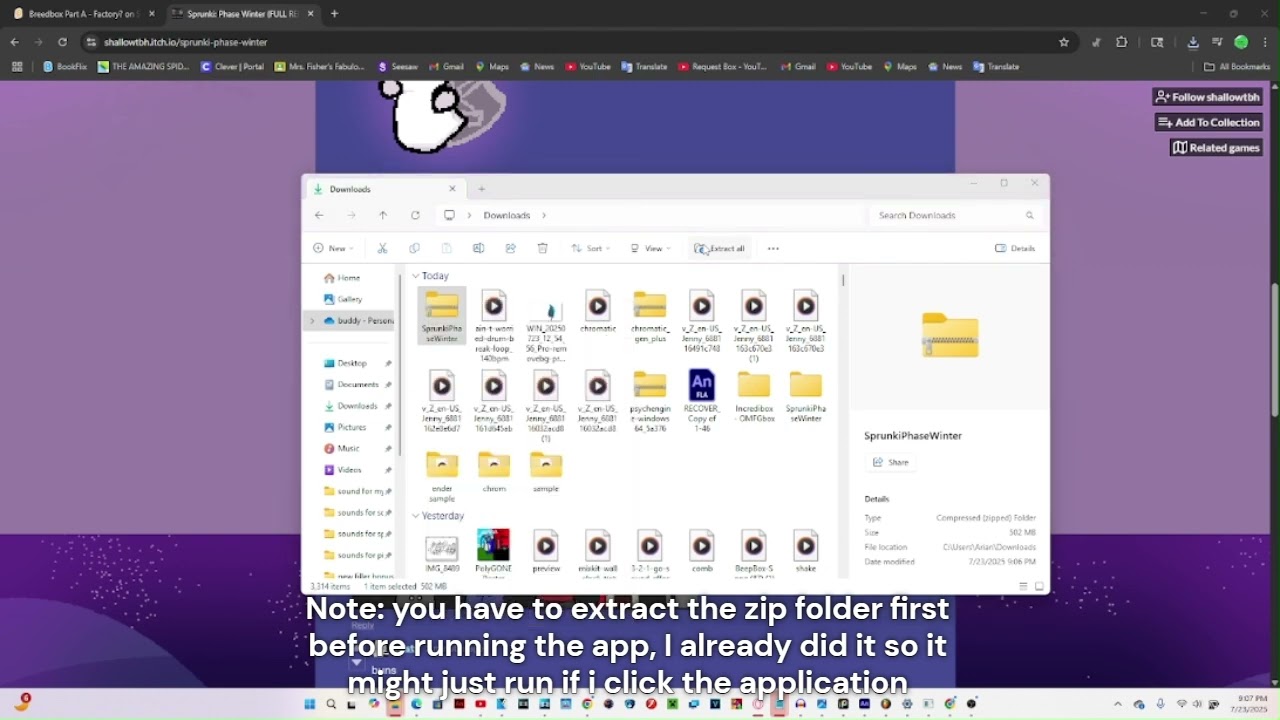 How to download Sprunki Phase Winter (for windows users)
