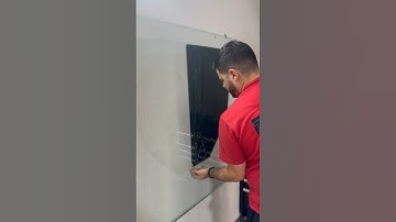 Using a peel board and proper technique we can avoid touching the adhesive side of the tint! #twt