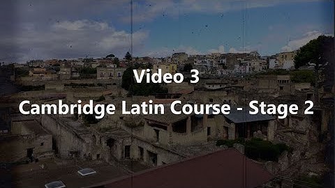 The Nominative and Accusative Cases | Latin