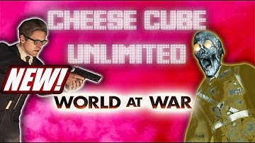 Cod Zombies funny moments / Fails - Cheese cube unlimited (first time) WAW mod