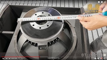 Loa Sub Hơi Bass 40 DBACOUSTIC từ 220 coil 100 | Bách Audio 03333 95204