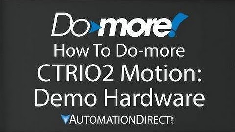 BRX Do-more CTRIO2 Motion Demo Hardware from AutomationDirect