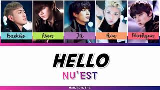 NU'EST (뉴이스트) - HELLO [HAN/ROM/ENG - COLOR CODED LYRIC]