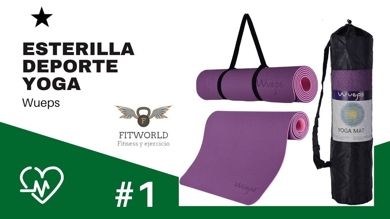 1 Wueps Esterilla Deporte Yoga 🧘🏻‍♀️ 