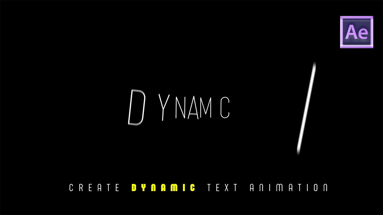 How to Create Smooth zoom Text Animation in After Effects | after ...