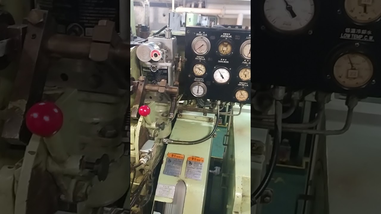 Marine Auxiliary engine noise..then. Imagine the main engine noise 🔥