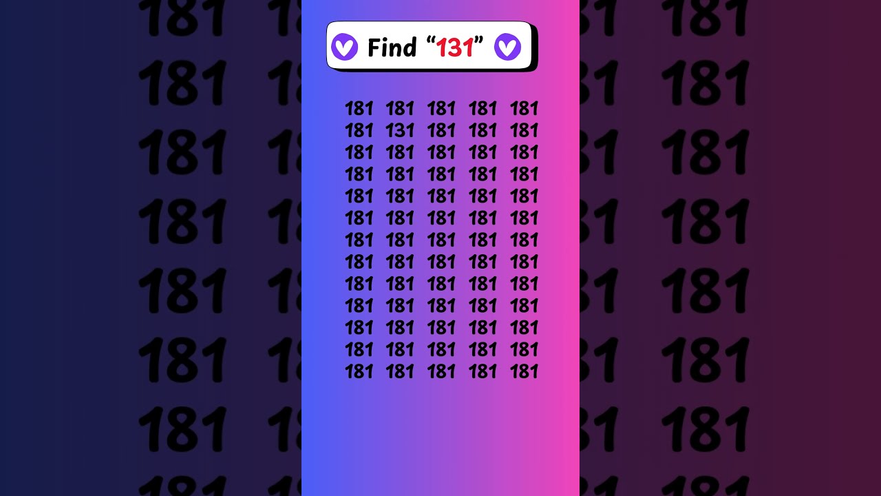 Can You Find 131 How Good Your Eyes Are Fun