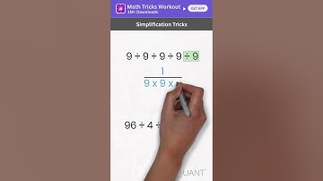 Simplification Tricks - Maths Tricks - Division Tricks - Math Made Easy - Math Hacks #mathtricks