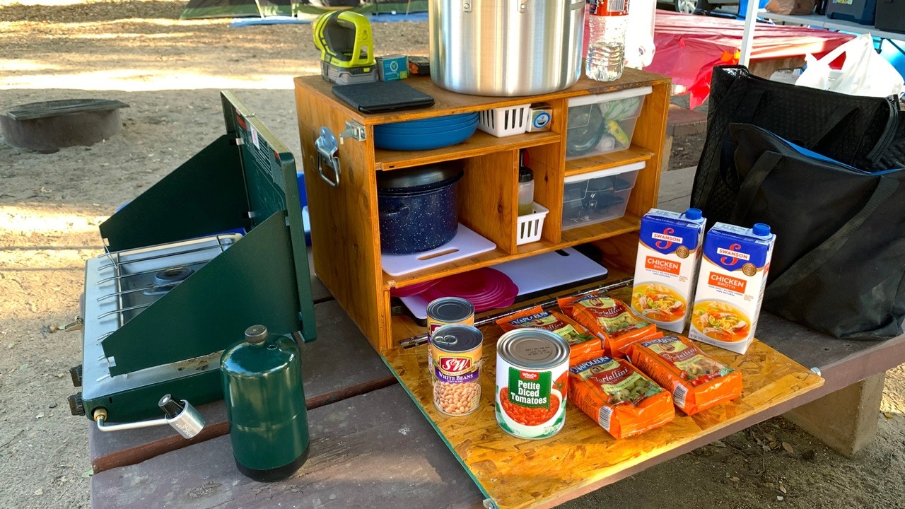 How to build a compact Patrol Box / Camp Kitchen / Chuck Box 