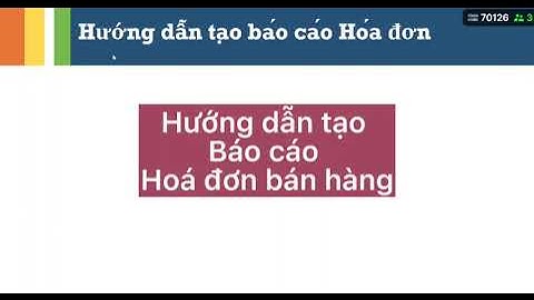 Hướng dẫn tạo báo cáo trong CSDL (M.Access)