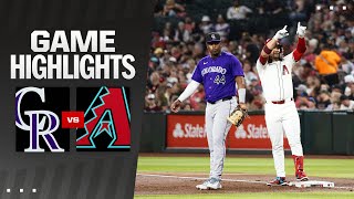 Rockies vs. D-backs Game Highlights (3\/29\/24) | MLB Highlights