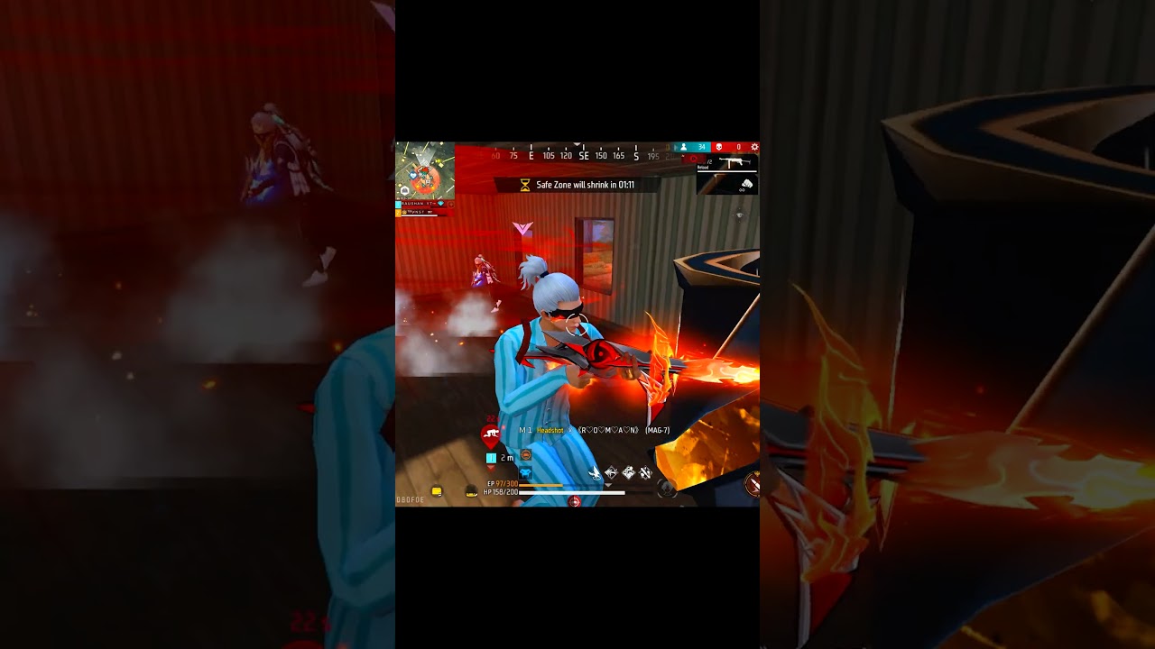 ONLY 0 BULLET LEFT  #shortsfeed #freefire #tondaegamer #nstwinsff