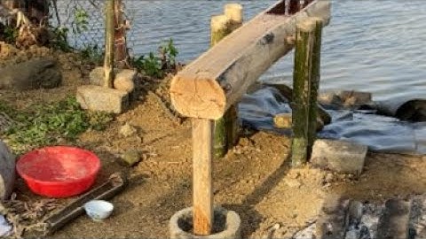 Old Rice Pounding Mortar #vietnamshorts#ytshorts