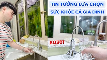 Anh Tùng đã chọn lọc tổng MPOE & lọc ion kiềm EU301 từ nhà Mitsubishi Cleansui | HUGA