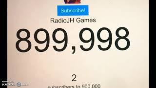 Radiojh Games Reach 900K Subscribers