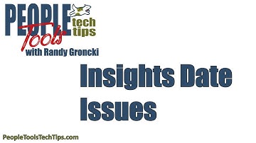 Insights Date Issues